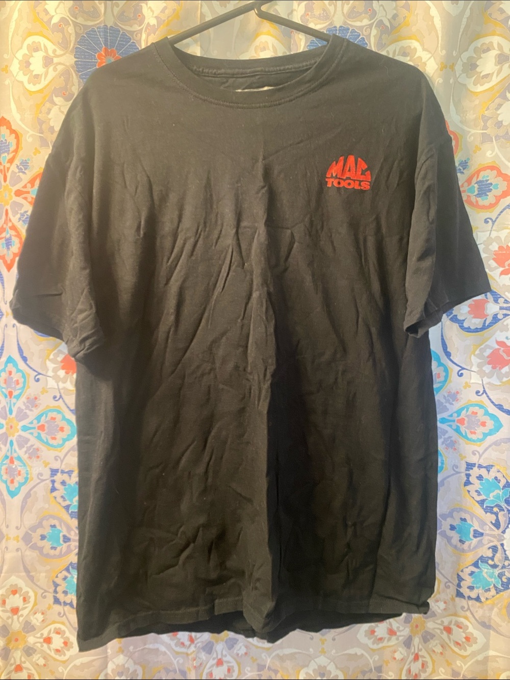 Mac Tools Men's Black Crewneck Logo Tee